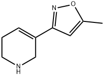 Pyridine, 1,2,3,6-tetrahydro-5-(5-methyl-3-isoxazolyl)- (9CI)