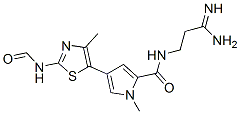 5-(5-(((3-amino-3-iminopropyl)amino)carbonyl)-1-methyl-1H-pyrrol-3-yl)-2-(formylamino)-4-methylthiazole