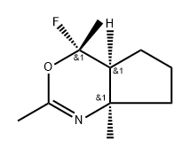Cyclopent[d][1,3]oxazine, 4-fluoro-4,4a,5,6,7,7a-hexahydro-2,4,7a-trimethyl-, (4-alpha-,4a-alpha-,7a-alpha-)- (9CI)