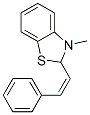 Benzothiazole, 2,3-dihydro-3-methyl-2-(2-phenylethenyl)-, (Z)- (9CI)