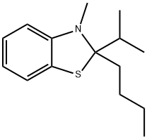 Benzothiazole, 2-butyl-2,3-dihydro-3-methyl-2-(1-methylethyl)- (9CI)