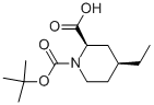RAC-(2R,4S)-1-[(TERT-BUTOXY)CARBONYL]-4-ETHYLPIPERIDIN-2-CARBOXYLIC ACID,CIS-式