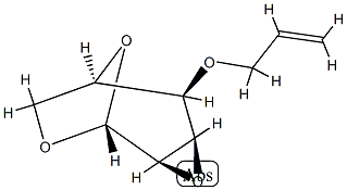 beta-D-Allopyranose, 1,6:2,3-dianhydro-4-O-2-propenyl- (9CI)