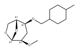 .beta.-D-ribo-Hexopyranose, 1,6-anhydro-3-deoxy-2-O-methyl-4-O-(4-methylcyclohexyl)methyl-
