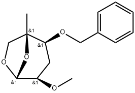 .beta.-D-ribo-Hexopyranose, 1,6-anhydro-3-deoxy-5-C-methyl-2-O-methyl-4-O-(phenylmethyl)-