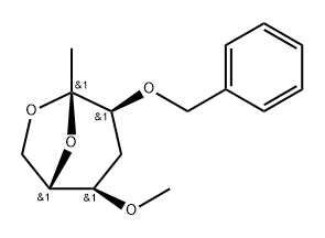 .beta.-L-ribo-2-Heptulopyranose, 2,7-anhydro-1,4-dideoxy-5-O-methyl-3-O-(phenylmethyl)-