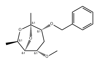 .beta.-allo-2-Octulopyranose, 2,7-anhydro-1,4,8-trideoxy-5-O-methyl-3-O-(phenylmethyl)-