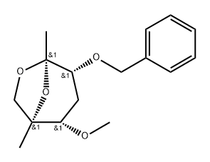 .beta.-ribo-2-Heptulopyranose, 2,7-anhydro-1,4-dideoxy-6-C-methyl-5-O-methyl-3-O-(phenylmethyl)-