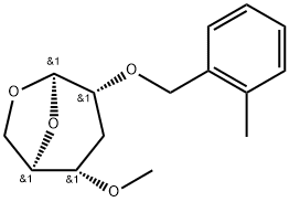 .beta.-ribo-Hexopyranose, 1,6-anhydro-3-deoxy-4-O-methyl-2-O-(2-methylphenyl)methyl-