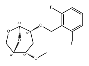 .beta.-ribo-Hexopyranose, 1,6-anhydro-3-deoxy-2-O-(2,6-difluorophenyl)methyl-4-O-methyl-