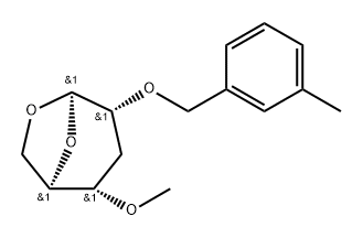 .beta.-ribo-Hexopyranose, 1,6-anhydro-3-deoxy-4-O-methyl-2-O-(3-methylphenyl)methyl-