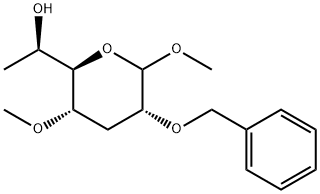 allo-Heptopyranoside, methyl 3,7-dideoxy-4-O-methyl-2-O-(phenylmethyl)-