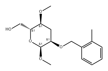 .alpha.-ribo-Hexopyranoside, methyl 3-deoxy-4-O-methyl-2-O-(2-methylphenyl)methyl-