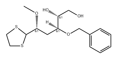 D-ribo-Hexose, 3-deoxy-2-O-methyl-4-O-(phenylmethyl)-, cyclic 1,2-ethanediyl dithioacetal