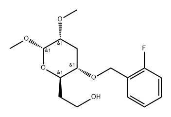 .alpha.-D-ribo-Heptopyranoside, methyl 3,6-dideoxy-4-O-(2-fluorophenyl)methyl-2-O-methyl-