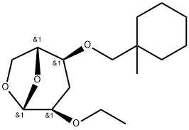 .beta.-D-ribo-Hexopyranose, 1,6-anhydro-3-deoxy-2-O-ethyl-4-O-(1-methylcyclohexyl)methyl-