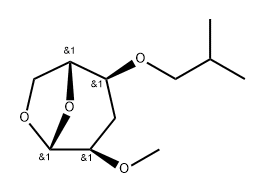 .beta.-D-ribo-Hexopyranose, 1,6-anhydro-3-deoxy-2-O-methyl-4-O-(2-methylpropyl)-