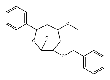 .beta.-D-ribo-Hexopyranose, 1,6-anhydro-3-deoxy-4-O-methyl-6-C-phenyl-2-O-(phenylmethyl)-, (6S)-