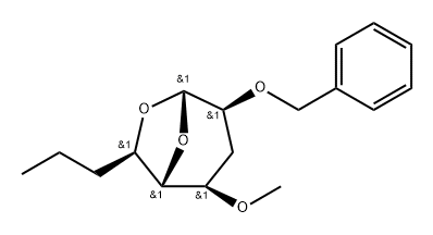 .alpha.-talo-Nonopyranose, 1,6-anhydro-3,7,8,9-tetradeoxy-4-O-methyl-2-O-(phenylmethyl)-