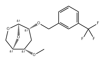 .beta.-ribo-Hexopyranose, 1,6-anhydro-3-deoxy-4-O-methyl-2-O-3-(trifluoromethyl)phenylmethyl-