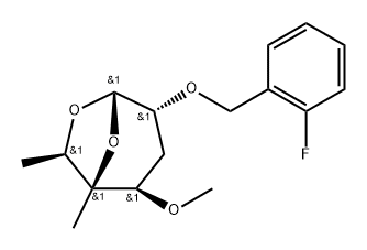 .alpha.-galacto-Heptopyranose, 1,6-anhydro-3,7-dideoxy-2-O-(2-fluorophenyl)methyl-5-C-methyl-4-O-methyl-