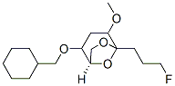 6,8-Dioxabicyclo3.2.1octane, 2-(cyclohexylmethoxy)-5-(3-fluoropropyl)-4-methoxy-, 1R-(exo,exo)-