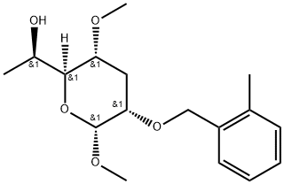 .beta.-talo-Heptopyranoside, methyl 3,7-dideoxy-4-O-methyl-2-O-(2-methylphenyl)methyl-
