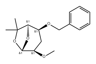 .beta.-L-lyxo-Heptopyranose, 1,6-anhydro-3,7-dideoxy-6-C-methyl-2-O-methyl-4-O-(phenylmethyl)-