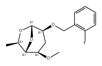 .alpha.-talo-Heptopyranose, 1,6-anhydro-3,7-dideoxy-2-O-(2-fluorophenyl)methyl-4-O-methyl-