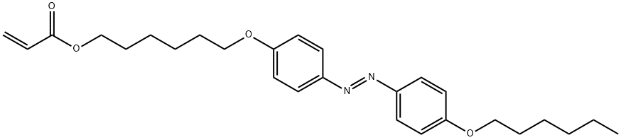 6-[4-(4-hexyloxyphenylazo)phenoxy]hexyl acrylate
