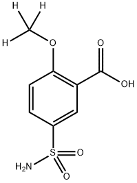 5-SulfaMoyl-o-anisic Acid-d3