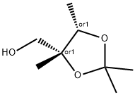 1,3-Dioxolane-4-methanol, 2,2,4,5-tetramethyl-, cis-