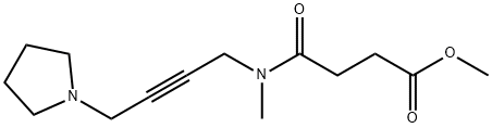Methyl 4-(methyl[4-(1-pyrrolidinyl)-2-butynyl]amino)-4-oxobutanoate