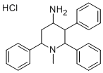 1-Methyl-2,3,6-triphenyl-4-piperidinamine hydrochloride