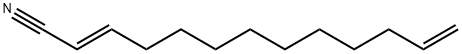 A mixture of: (E)-2,12-tridecadiennitrile (E)-3,12-tridecadiennitrile (Z)-3,12-tridecadiennitrile