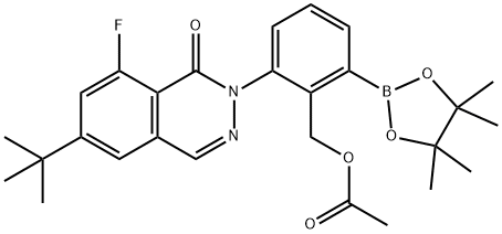 2-(6-(叔丁基)-8-氟-1-氧代酞嗪-2(1H)-基)-6-(4,4,5,5-四甲基-1,3,2-二氧硼戊环-2-基)乙酸苄酯