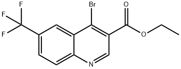 4-Bromo-6-(trifluoromethyl)quinoline-3-carboxylic acid ethyl ester