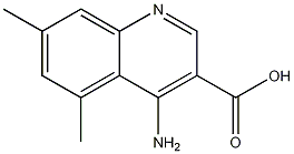 4-Amino-5,7-dimethylquinoline-3-carboxylic acid