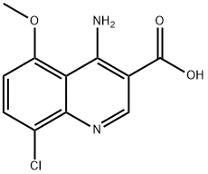 4-Amino-8-chloro-5-methoxyquinoline-3-carboxylic acid