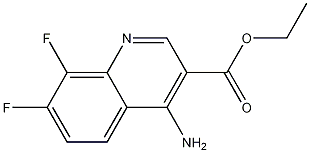 4-Amino-7,8-difluoroquinoline-3-carboxylic acid ethyl ester