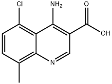 4-Amino-5-chloro-8-methylquinoline-3-carboxylic acid