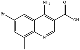 4-Amino-6-bromo-8-methylquinoline-3-carboxylic acid