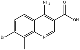 4-Amino-7-bromo-8-methylquinoline-3-carboxylic acid
