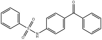 BENZENESULFONAMIDE, N-(4-BENZOYLPHENYL)-