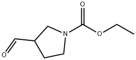 1-Pyrrolidinecarboxylic  acid,  3-formyl-,  ethyl  ester