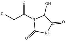 2,4-Imidazolidinedione, 1-(chloroacetyl)-5-hydroxy- (9CI)