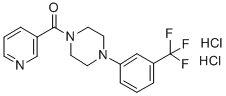 1-Nicotinoyl-4-(3-trifluoromethylphenyl)piperazine dihydrochloride