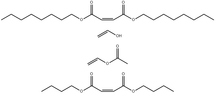 2-Butenedioic acid (Z)-, dibutyl ester, polymer with (Z)-dioctyl 2-butenedioate, ethenol and ethenyl acetate