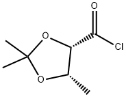 1,3-Dioxolane-4-carbonyl chloride, 2,2,5-trimethyl-, (4S-cis)- (9CI)