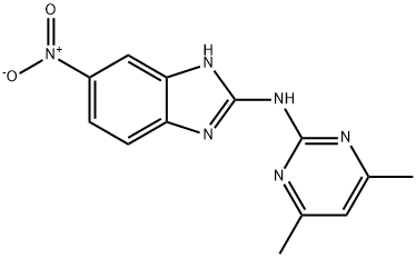 1H-Benzimidazol-2-amine, N-(4,6-dimethyl-2-pyrimidinyl)-5-nitro-